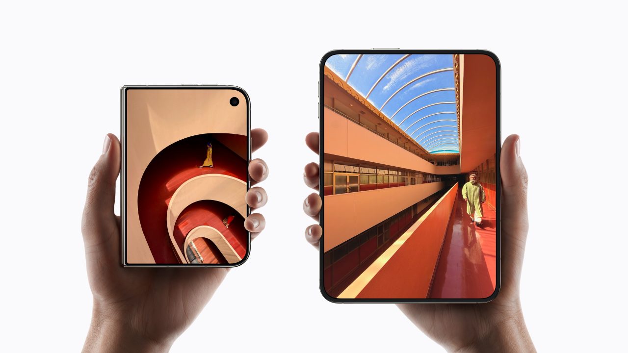 iPhone Duo 内外双屏尺寸对比