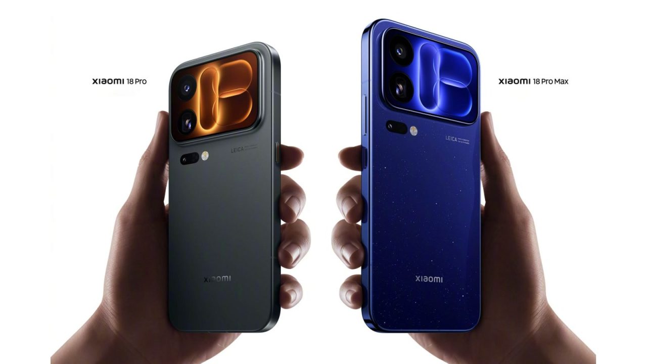 小米 18 Pro 与 18 Pro Max 官方渲染图